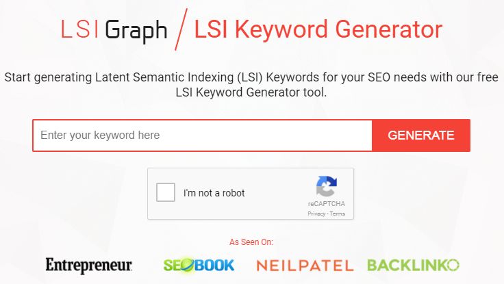 seo 2019 - find lsi keywords